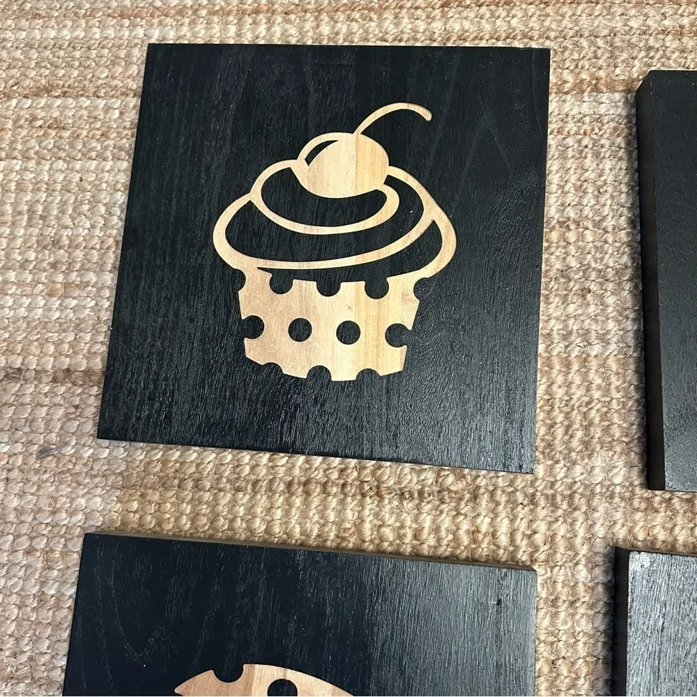 4 wall art wooden pictures - Picture 5 of 8